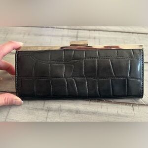 Nine West Iridescent Black Clutch